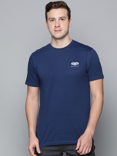 

883 Police Men Navy Blue Pure Cotton T-shirt