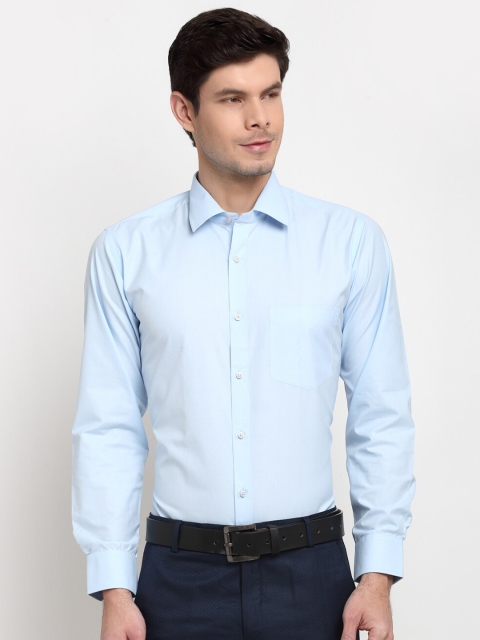 

La Mode Men Blue Slim Fit Opaque Formal Shirt