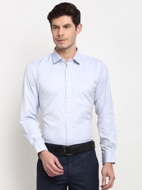 

La Mode Men Blue Slim Fit Opaque Formal Shirt