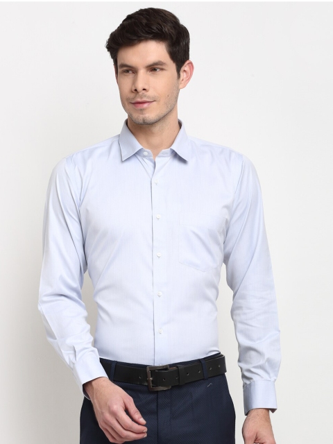 

La Mode Men Blue Slim Fit Opaque Formal Shirt