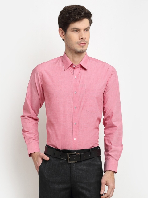 

La Mode Men Pink Slim Fit Opaque Formal Shirt