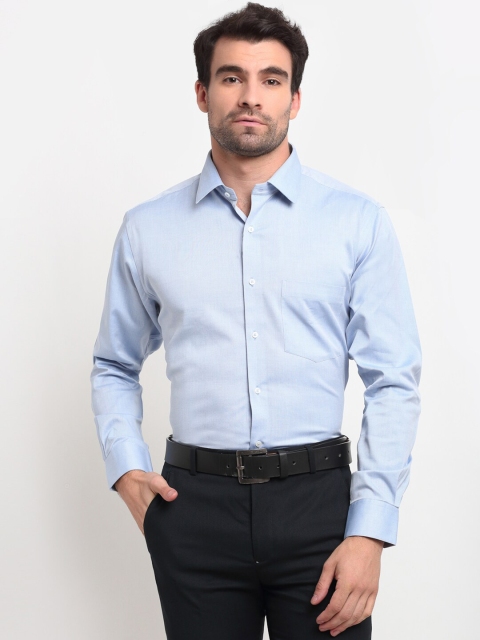

La Mode Men Blue Slim Fit Opaque Formal Shirt