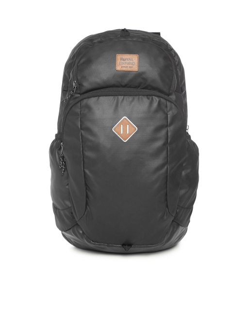 

Royal Enfield Men Black Reversible Backpack