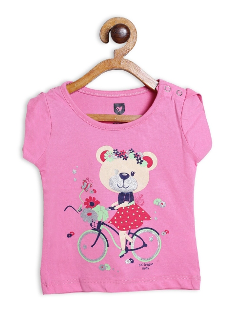 

612 league Pink Regular Top