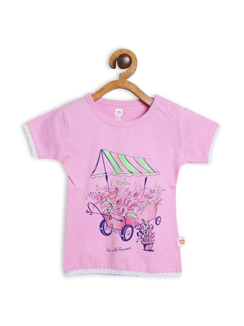

612 league Pink Regular Top