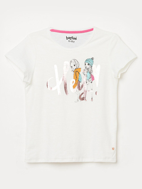 

Bossini Off White Regular Top
