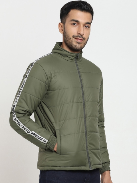 

Bewakoof Men Green Padded Jacket