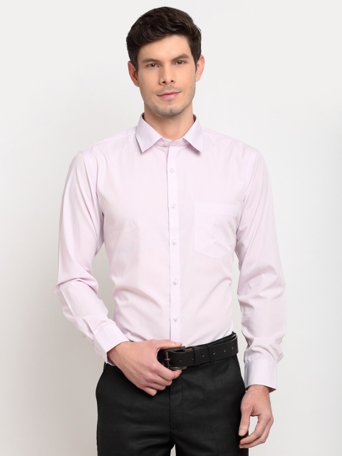 

La Mode Men Pink Slim Fit Opaque Formal Shirt