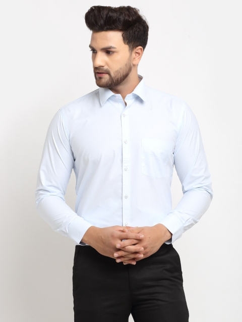 

La Mode Men Blue Slim Fit Opaque Formal Shirt