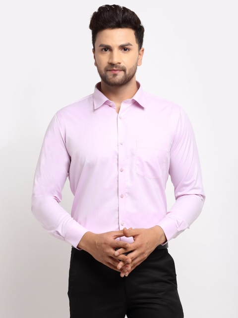 

La Mode Men Pink Slim Fit Opaque Formal Shirt