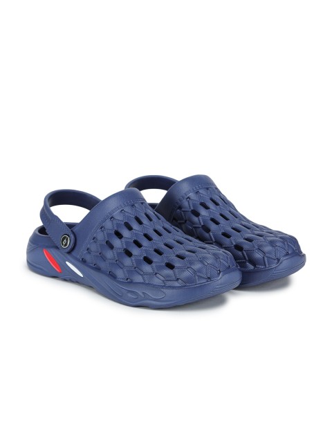 

e-GO Men Navy Blue Clogs Sandals