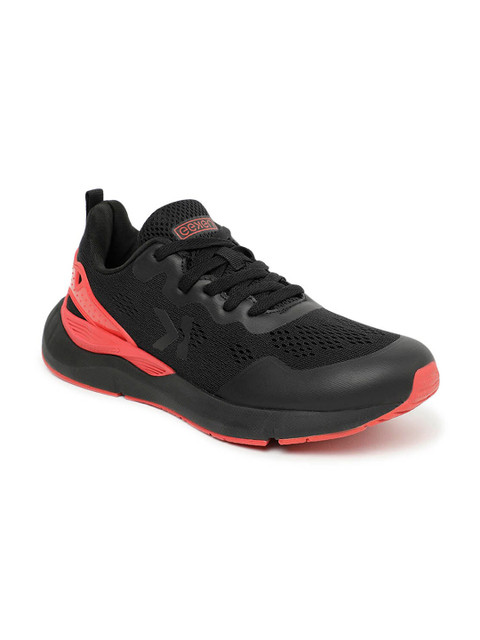

Paragon Men Black Mesh Running Non-Marking Shoes