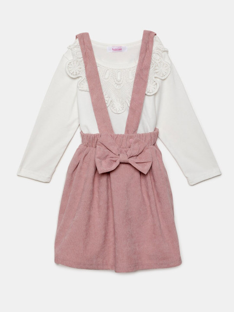 

Hopscotch Girls White Top and Skirt Set