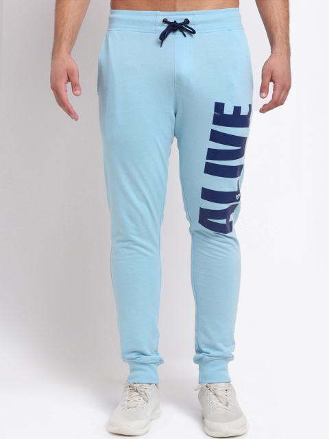 

Club York Men Blue Printed Joggers