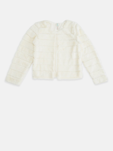 

Pantaloons Junior Girls Off White Woolen Sweater