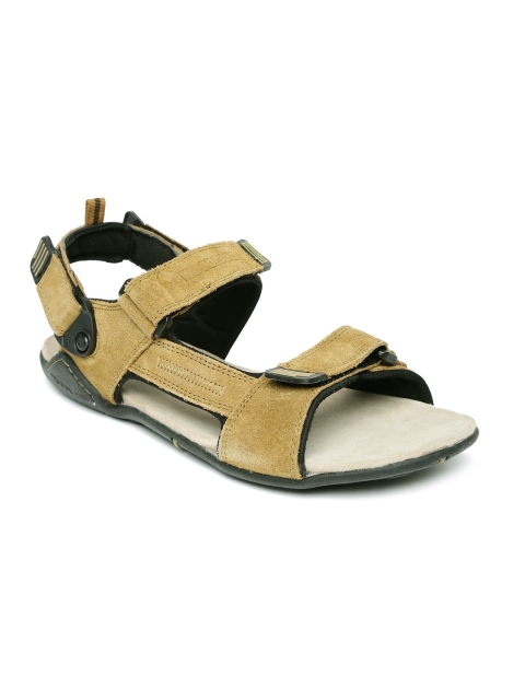 

Woodland Men Tan Brown Suede Leather Sports Sandals
