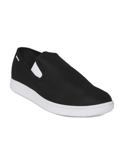 

Reebok Men Black Solid Court Slip-On Sneakers