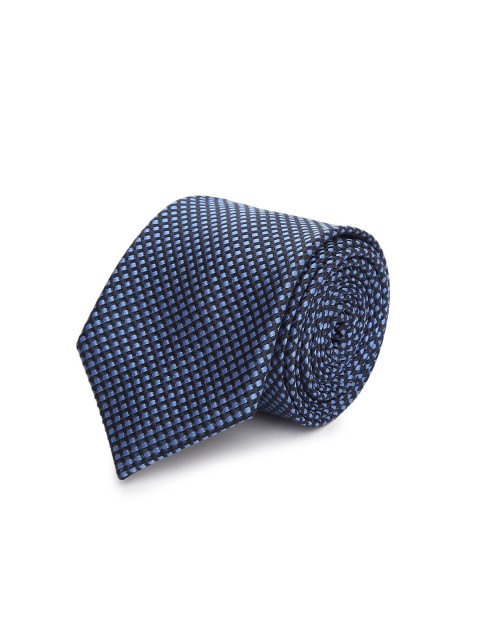 

Tossido Men Blue Woven Design Broad Tie