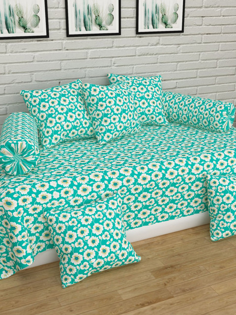 

Home Centre 8-Pieces Assorted Pure Cotton Diwan Set