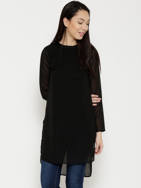 

Vero Moda Black Semi-Sheer Tunic