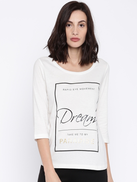 

Vero Moda Women White Printed Top