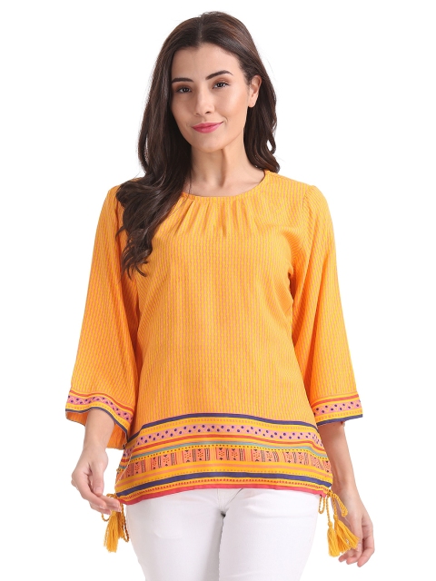 

Bronz Yellow Regular Top