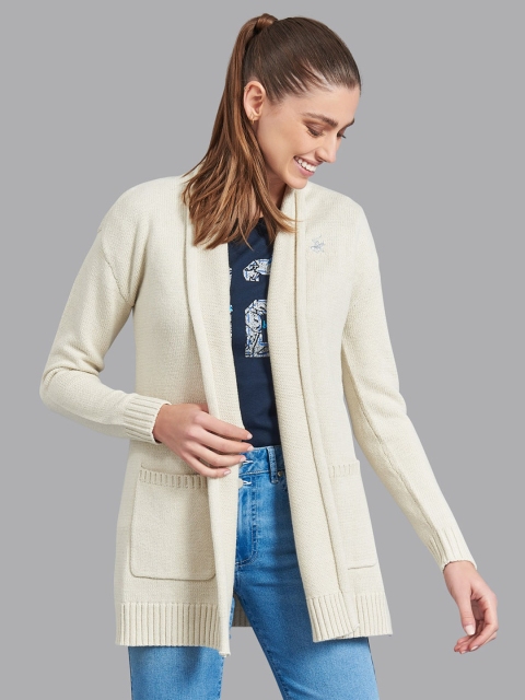 

Beverly Hills Polo Club Women Beige Cardigan