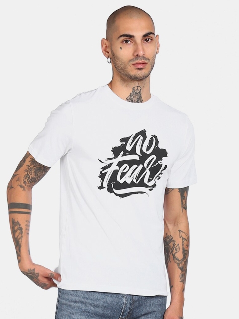 

Colt Men White Printed T-shirt