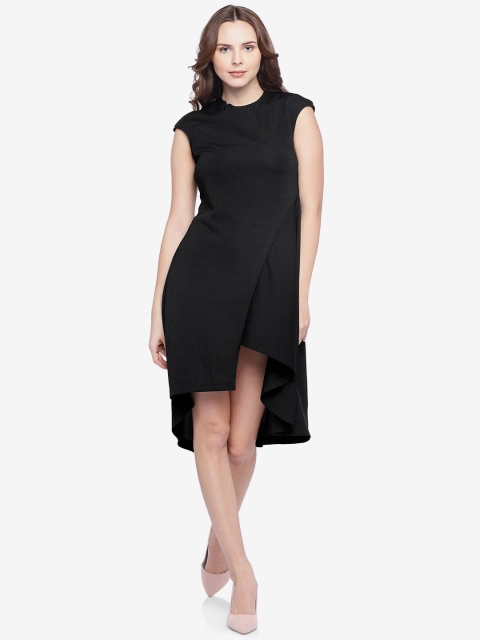 

Emmyrobe Women Black Layered A-Line Dress