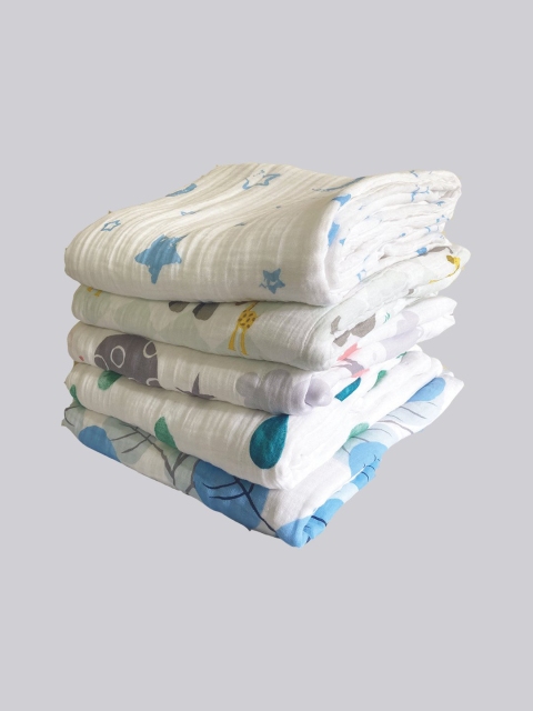 

The Mom Store Unisex Kids 6 Layer Dohar Blanket, White