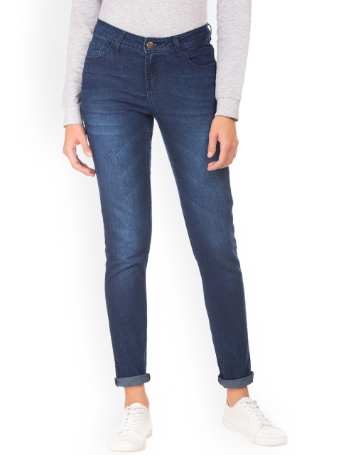 

Newport Women Blue Slim Fit Light Fade Jeans