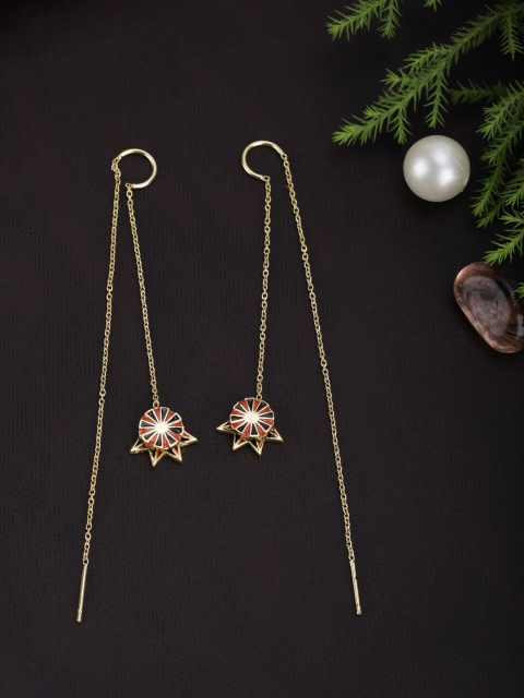 

Berserk Gold-Toned & Plated Contemporary Drop Earrings