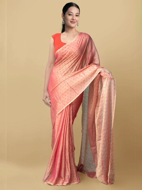 

Unnati Silks Pink Woven Design Patola Saree