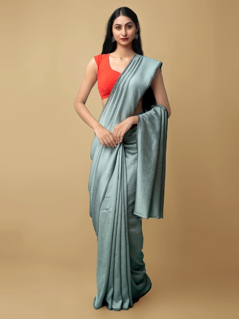

Unnati Silks Grey Patola Saree