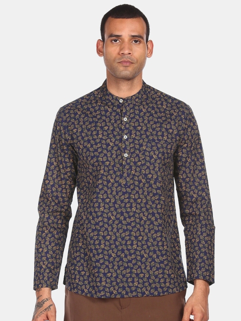 

Arrow Sport Men Blue Opaque Printed Casual Shirt
