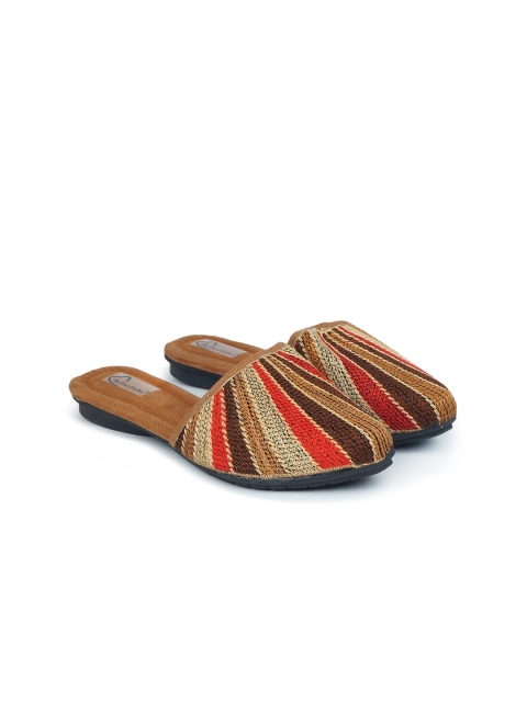

The Desi Dulhan Women Multicoloured Ethnic Mules Flats, Multi