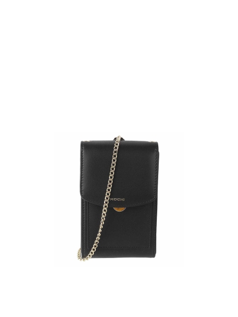 

Mochi Black Textured Purse