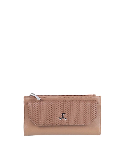 

Mochi Women Beige Envelope Clutch