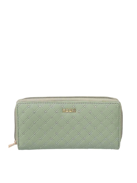 

Mochi Women Green PU Zip Around Wallet