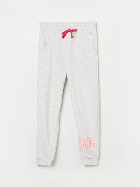 

Fame Forever by Lifestyle Girls Grey Melange Solid Joggers