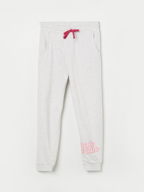 

Fame Forever by Lifestyle Girls Grey Melange Solid Joggers