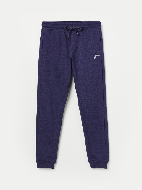 

Fame Forever by Lifestyle Boys Navy Blue Solid Pure Cotton Joggers