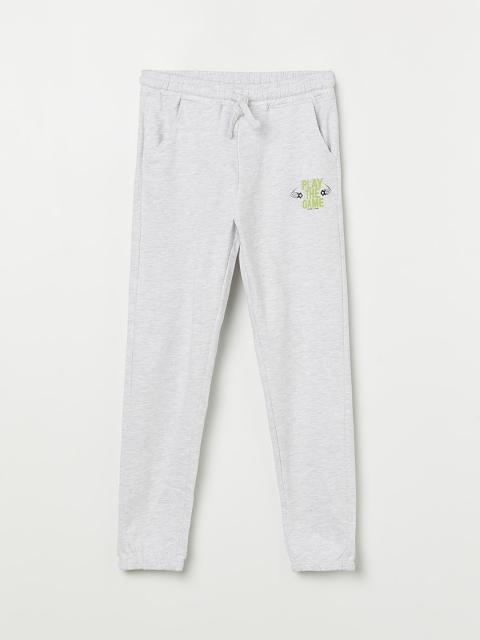 

Fame Forever by Lifestyle Boys Grey Melange Solid Track Pants