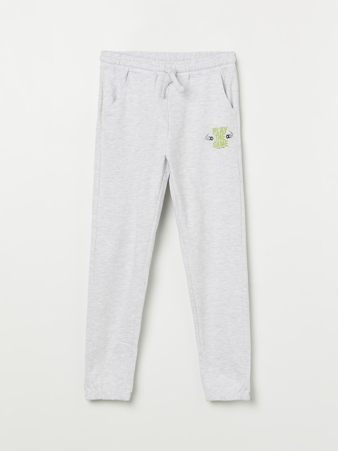 

Fame Forever by Lifestyle Kids Boys Grey Track Pants, Grey melange