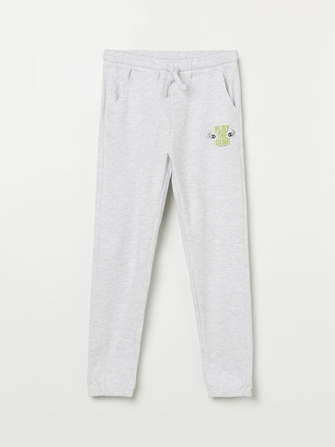 

Fame Forever by Lifestyle Boys Grey Melange Regular Fit Track Pants