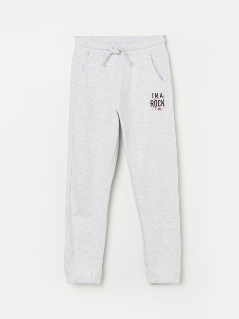 

Fame Forever by Lifestyle Boys Grey Melange Solid Track Pants