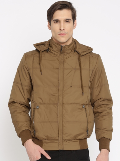

Fort Collins Coffee Brown Quilted Jacket With Detachable Hood