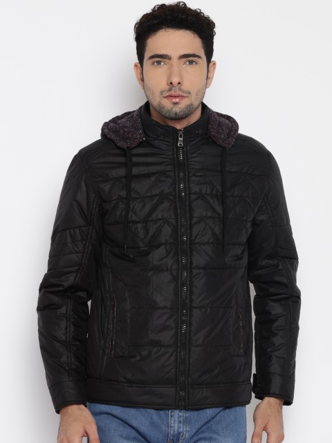 

Fort Collins Black Quilted Hooded Jacket