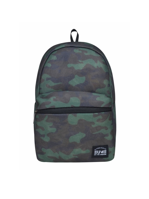 

EUME Unisex Green & Blue Nano-IV Camouflage Backpack