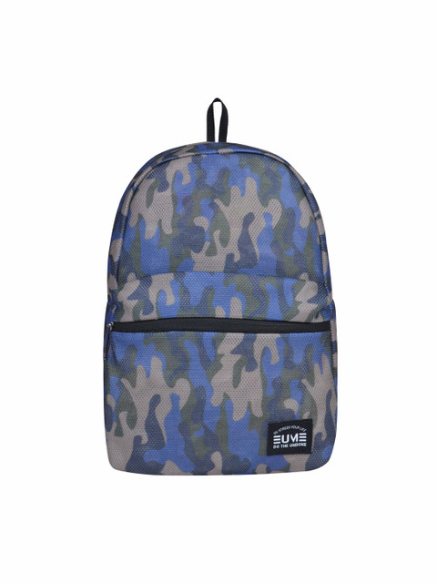 

EUME Unisex Brown & Blue Backpack